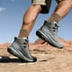 thumbnail image 2 of Botas de senderismo NORTIV 8 para hombre, medianas, impermeables, talla 7.5, color gris, 2 of 3