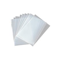 Magideal - 50 Fundas Para Tarjetas, Portátiles, Impermeables, De Alto Rendimiento, Transparentes, Para Tarjetas Fotográficas, Coleccionables Y De Fútbol. 88 Cm X 635 Cm