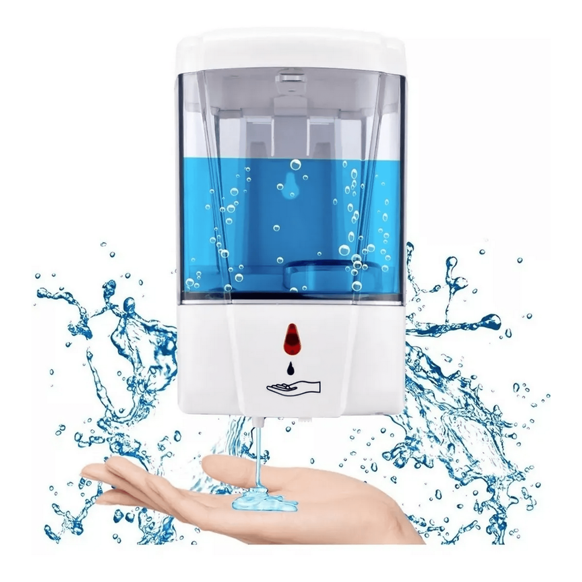 Genérico - Dispensador Automático Sin Contacto De Jabón / Alcohol Gel Blanco