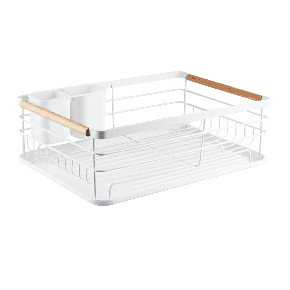 Secaplatos Belug Escurridor 1 Nivel Acero Inox Blanco Simplit Blanco