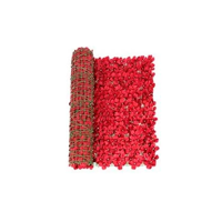 Genérico - Flor Artificial Para Decoración Panel Pared Muro 3M Rojo