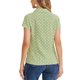 thumbnail image 3 of INSPIRE CHIC Camisetas Vintage de Manga Corta para Mujer de Regreso a Clases Camisa de Lunares con Botones L Verde, 3 of 6
