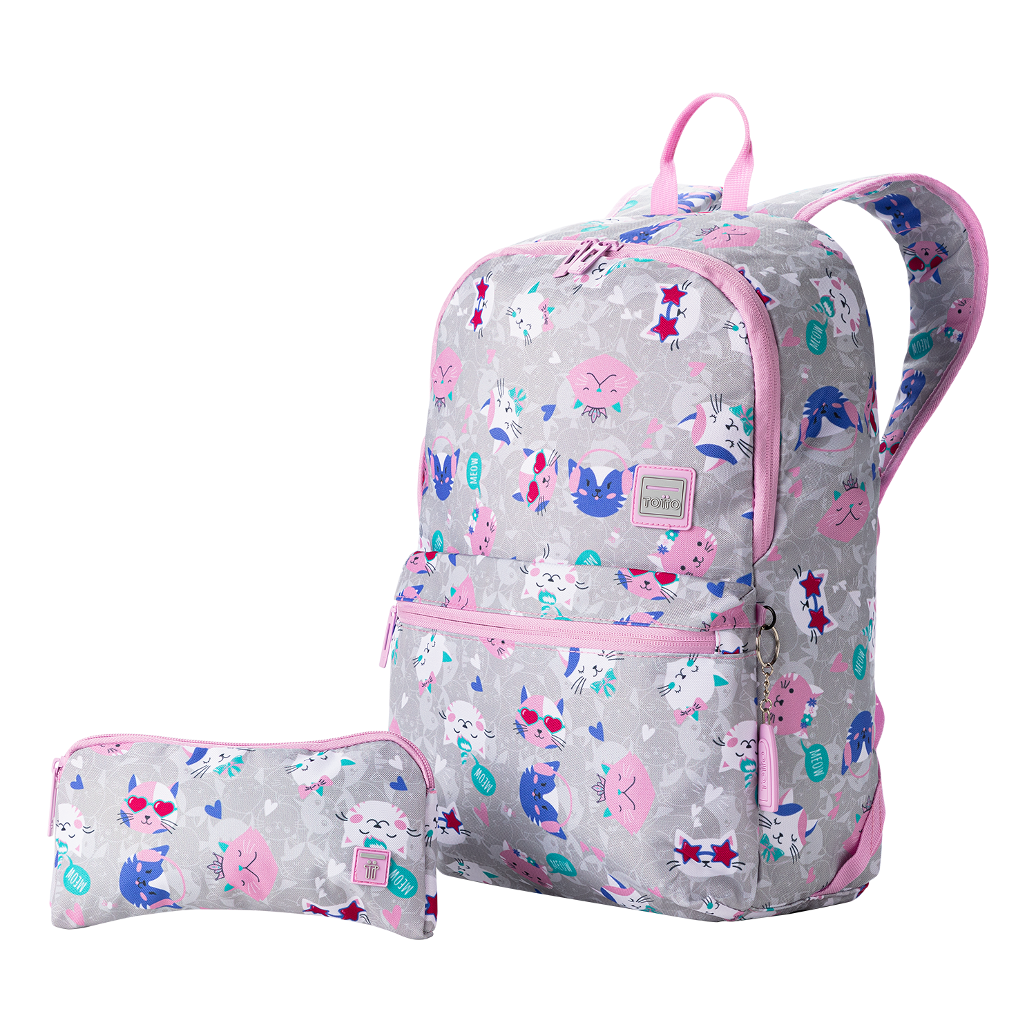 Kit Escolar Totto: Mochila + Estuche Resistente Y Versátil