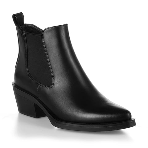 Botín Taco Mujer Casual Pu Weide Czy555