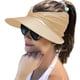 thumbnail image 1 of Sombrero De Sol De Ala Ancha Para Mujer Verano Upf 50+ Protección Uv Gorra Deportiva De Playa Diseño De Copa Abierta Plegable, 1 of 6