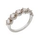 thumbnail image 1 of Anillo Elegant Confetti Paris chapado en oro de 18k, 42 circonitas, banda de 3 mm, 1 of 10