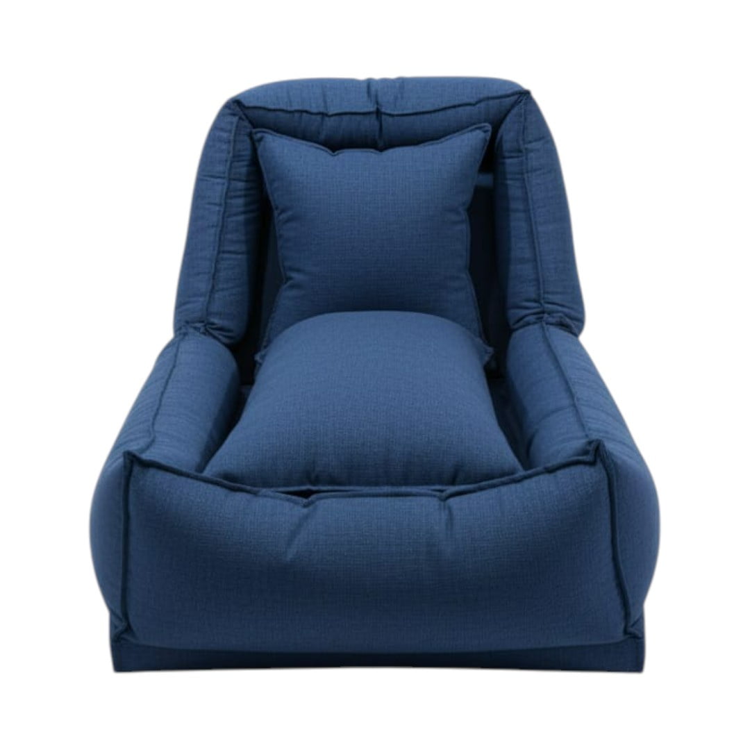 Diseños Valestrini - Sofa Cama Bed Lino Azul