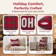 thumbnail image 2 of Fundas de Cojín de Navidad a Cuadros REGALWOVEN Fundas de Almohada de Tartán para Decoración Acogedora de Invierno y Accesorios Festivos para el Hogar Rojo a Cuadros HoHoHo 18 x 18 Pulgadas, 2 of 6