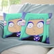 thumbnail image 3 of Princesa del Espacio Lésbica Fundas de almohada de terciopelo con tema, regalos de funda de almohada, decoración para el hogar, cojín de lanzar, regalo de cumpleaños para fans y parejas.56*56cm., 3 of 6