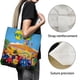 thumbnail image 3 of The Wiggles Bolso de tela con estampado de lienzo para mujer, bolsa de compras reutilizable y estética, con cremallera interior, regalo para mujer, 35 × 40 cm., 3 of 6