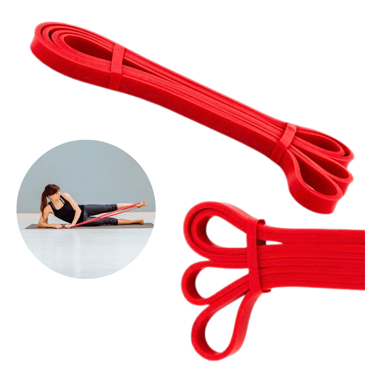 Linea Sport - Banda Calistenia Circular Elástica Resistencia De 15-35 Lb