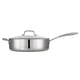 thumbnail image 2 of Sartén sauté Tramontina de acero inoxidable tricapa de 6 cuartos, 2 of 9