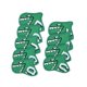 thumbnail image 4 of Juego De 9 Fundas De Hierro Para Golf, Para Deportes Al Aire Libre, Resistentes Al Desgaste, Para Palos De Golf, Color Verde Claro, 4 of 5