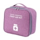 thumbnail image 3 of Bolsa de almacenamiento de medicina portátil, bolsa de primeros auxilios de tela Oxford, bolsa médica para el hogar, bolsa médica para senderismo al a morado y L, 3 of 5