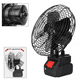 thumbnail image 4 of Ventilador Portátil Pila Recargable Hogar Escritorio Camping, 4 of 6
