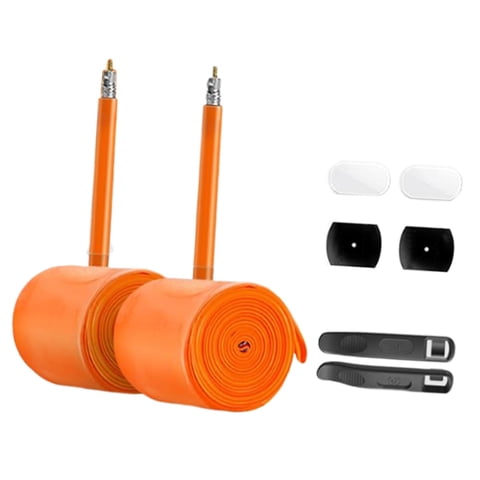 Magideal - 2 Cámaras De Bicicleta De Tpu Ultraligeras, De Repuesto Para Reparación De Neumáticos De Bicicleta, Antipinchazos, Para Neumáticos De Bicicleta De Car 45 Mm