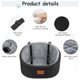 thumbnail image 3 of Asiento de coche para perros Lealchum para perros pequeños de hasta 14 kg, ultrasuave, 3 of 6