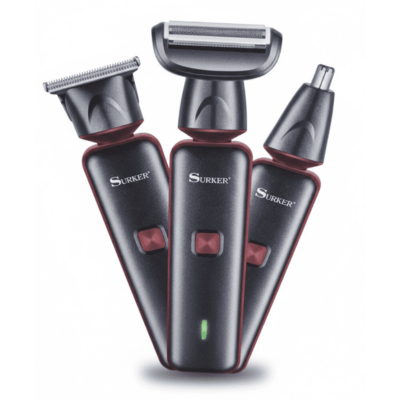 Afeitadora Rasuradora Barba Eléctrica Sk-7066 Recargable Usb