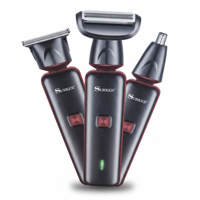Surker - Afeitadora Rasuradora Barba Eléctrica Sk-7066 Recargable Usb