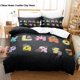 thumbnail image 1 of JIECHU Letters Alphabet Word Embroidered Iron on patches cute letter patches Bedding Set Single D Children's Bedroom Duvet Set Bed Sheets, 1 of 5