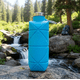 thumbnail image 1 of Botella Silicona Libre BPA Plegable Portatil Celeste, 1 of 7