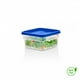 thumbnail image 2 of Recipiente Cuadrado Polipropileno 1 9 Lts Con Tapa Azul, 2 of 3
