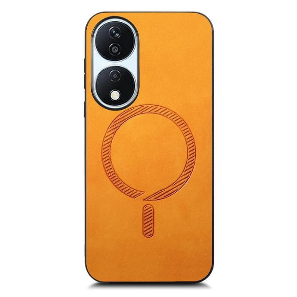 Magnetic Slim Case for Honor X7B with Camera Guard & Anti-Scratch Back Yellow
