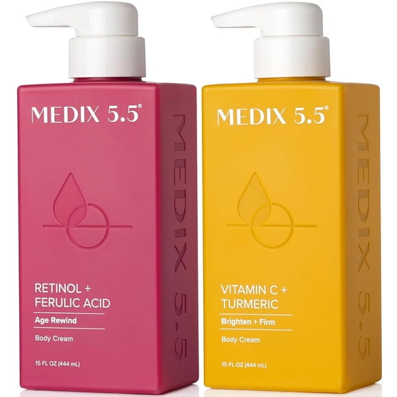 Crema Corporal Medix 5.5 Retinol Vitamina C 444ml Antiedad