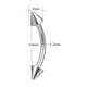thumbnail image 2 of Piercing Banana para Ceja labret Daith o Tragus Hipoalergénico, 2 of 3