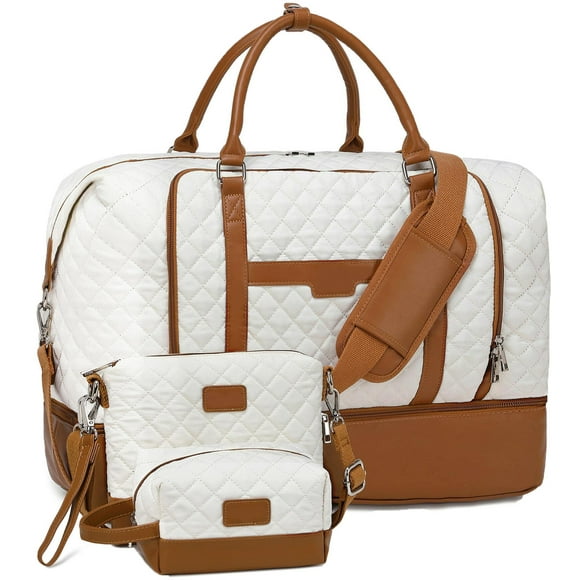 Bolsa De Fin De Semana Para Mujer Con Compartimento Para Zapatos De 40 Litros Y 2 7 Libras