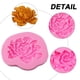 thumbnail image 3 of 4 moldes de silicona con forma de flor para fondant, para decorar pasteles, chocolate, azúcar, dulces, arcilla polimérica y proyectos de elaboración de jabón., 3 of 5
