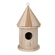 thumbnail image 5 of Casa De Pájaros De Madera, Casa De Pájaros Colgante, Jaula De Pájaros DIY Con Percha Para Agujero Redondo Exterior, 5 of 5