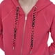 thumbnail image 2 of Sudadera con capucha DKNY Azalea negra talla M con logo y cremallera para mujer, 2 of 5
