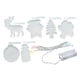 thumbnail image 1 of Colgante De árbol De Navidad De Resina De Silicona, Decoración De Muñeco De Nieve De Cristal DIY, 1 of 5
