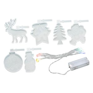 Bothyi - Colgante De Árbol De Navidad De Resina De Silicona, Decoración De Muñeco De Nieve De Cristal Diy