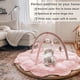 thumbnail image 4 of Baby Play Gym Mallify 5 en 1, grueso y de felpa con 6 juguetes, color rosa, 4 of 6