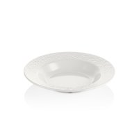 Kulsan - Plato Hondo Melamina Blanco 20 Cm Linea Kplus
