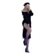 thumbnail image 2 of Panty Semi Transparentes Con Degradado Para Mujer - Kawai - Violeta Oscuro, 2 of 5