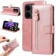 thumbnail image 4 of Funda con Cremallera para OPPO Reno 14F 5G, Carcasa Cartera de Cuero PU con Soporte y Tarjetero, 4 of 5