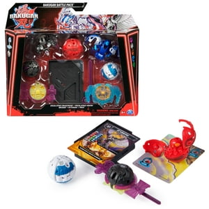 Pack De 5 Figuras De Acción Bakugan Battle Con Ataque Especial