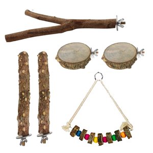 Ioensy - Jaula De Escalada De Juguete Para Loros, Percha De Pájaro De Juguete Colgante Para Periquitos Periquitos, Pinzones