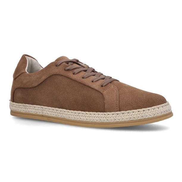 Alpargatas Cordones Hombre Cuero Trenc-0-01 Cardinale cafe 42