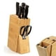 thumbnail image 1 of Porta Cuchillo / Soporte Para Cuchillos Bambú Color Beige, 1 of 2