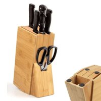 Oem - Porta Cuchillo / Soporte Para Cuchillos Bambú Color Beige