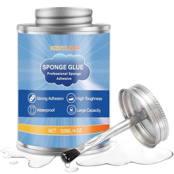Pegamento en Esponja Hzutloer 120 ml Impermeable y de Fuerte Adhesión