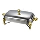 thumbnail image 2 of Plato Para Frotar, Bandeja De Comida De 2,4 L, Plato Para Servir Para Utensilios De Cocina De Vacaciones, 2,4 L, Dorado, 2 of 5