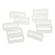 thumbnail image 1 of 10Pcs Reemplazo De Goma Keeper Loops Correa De Reloj Soporte De Extremo De Correa Blanco, 1 of 4