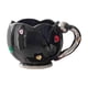 thumbnail image 4 of Taza De Tulipán De Cerámica, Tazas De Café Espesadas Novedosas Para Regalo De Cumpleaños, Jugo, Hogar, Negro, 4 of 5
