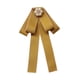 thumbnail image 2 of Broche De Lazo De Cinta, Pajarita Preatada, Corbata De Moda Para Camisa, Uniforme De Estudiante, Amarillo, 2 of 5
