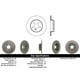 thumbnail image 2 of Disco Freno para auto Mercedes Benz SLK200 2004-2010 Trasero, 2 of 2